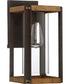 Marion Square Medium 1-light Outdoor Wall Light Rustic Black