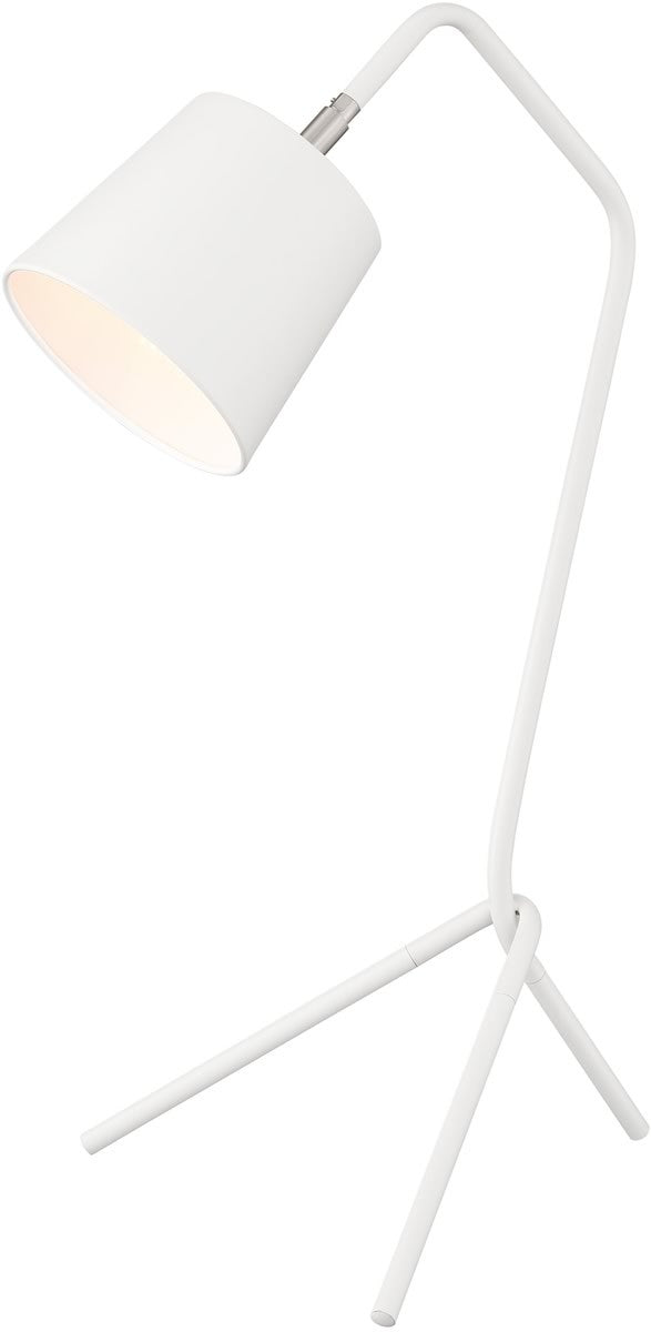 24"H Quana 1-Light Table Lamp White