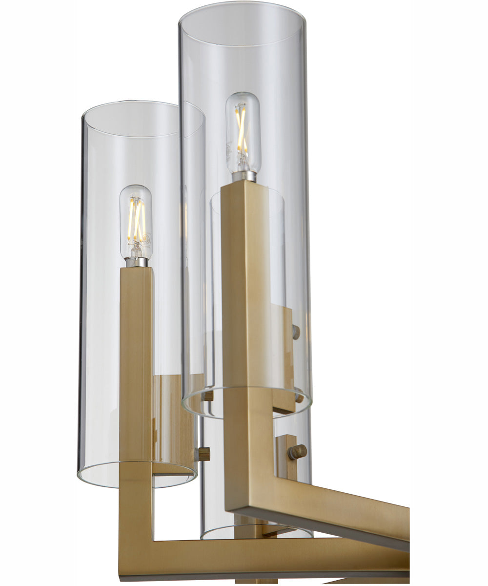 Harbin 8-light Chandelier Aged Brass
