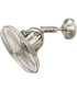 14" Bellows IV  Wall Fan (Blades Included) Brushed Polished Nickel