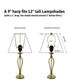 9"H SLIP UNO Adapter Converts your Lampshade to fit on SLIP UNO Lamp Base