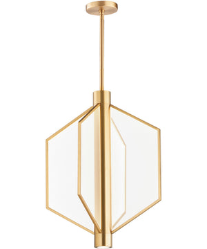 Telstar Medium LED Pendant Natural Aged Brass