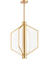 Telstar Medium LED Pendant Natural Aged Brass