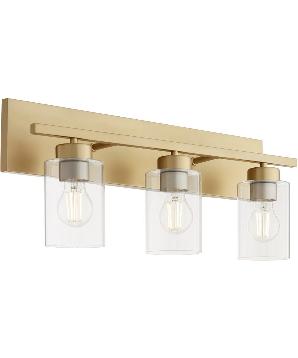 Carter 3-light Bath Vanity Light Aged Brass