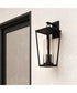 Elliott 3-Light Outdoor Wall-Lantern Rain or Shine - Black