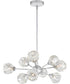 Spellbound 9-light Chandelier Polished Chrome
