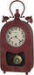 19"H Ruthie Mantel Clock Distressed Antique Red