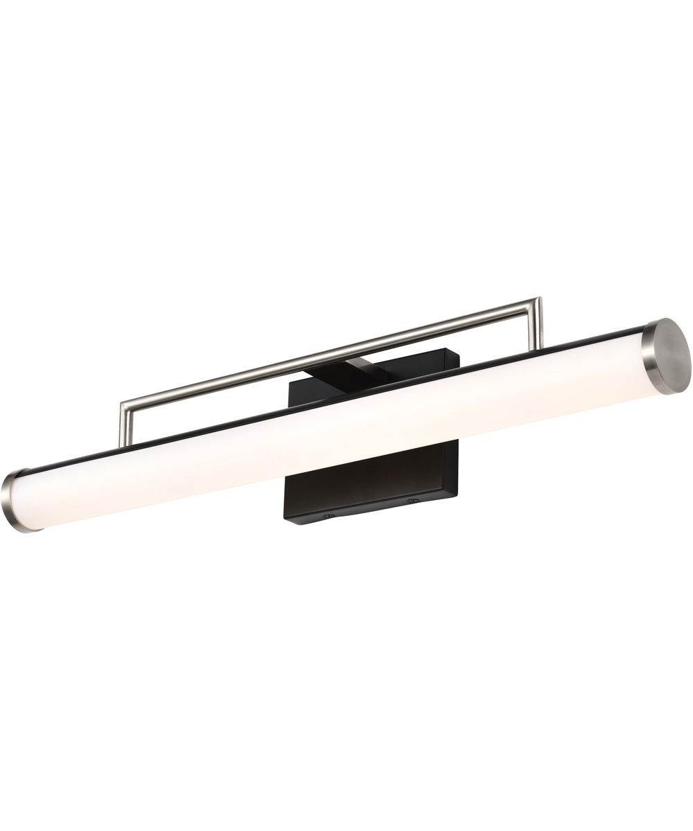 Solano  Vanity & Wall Black / Brushed Nickel