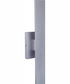 Rens 1-Light Outdoor Wall Lantern Brushed Aluminum