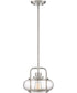 Trilogy Small 1-light Mini Pendant Brushed Nickel