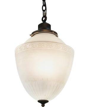 14" Wide Ovum Aquinum Pendant