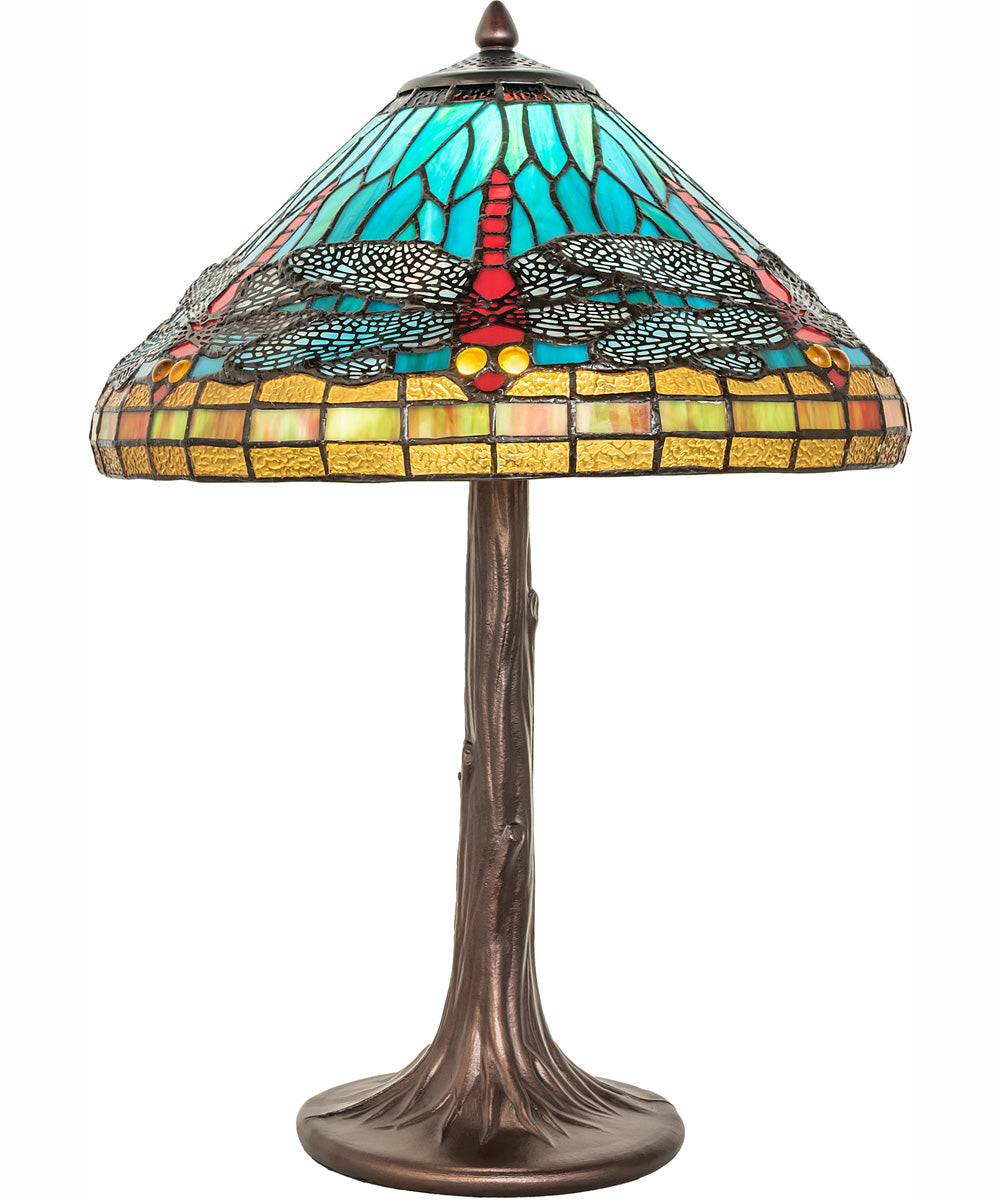 23" High Tiffany Dragonfly Table Lamp