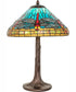 23" High Tiffany Dragonfly Table Lamp