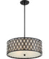 Boutique 4-light Pendant Mystic Black