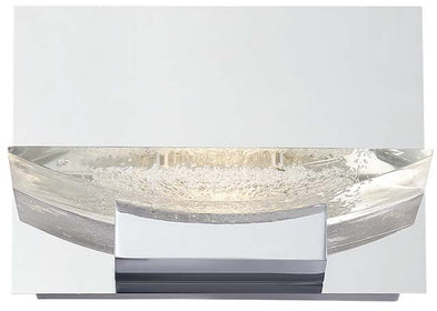 4"W H2O LED Bathroom Light Chrome