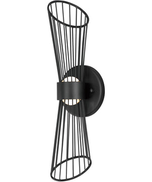 Zeta LED Wall Sconce Black