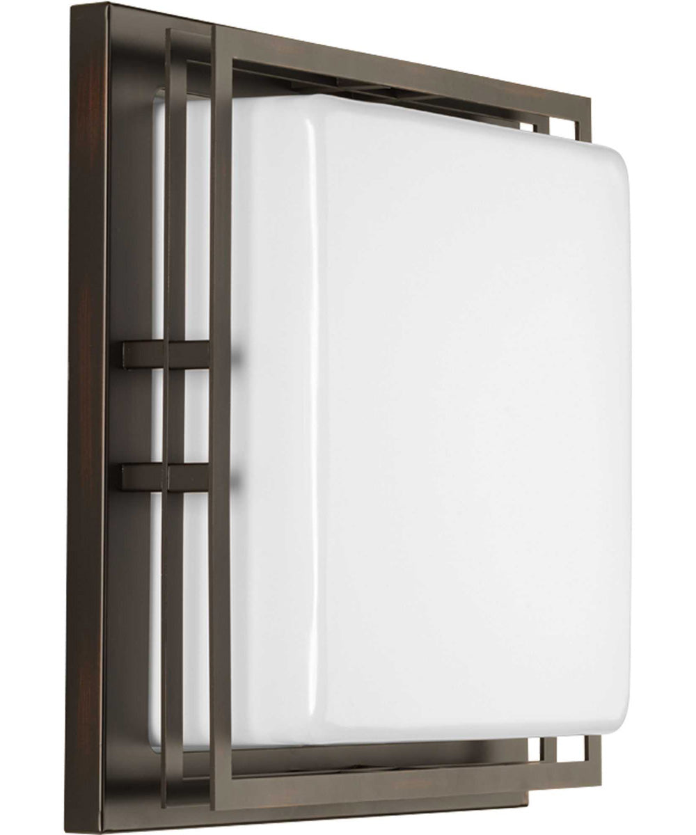 Helm 1-Light 11" LED Flush Mount Antique Bronze