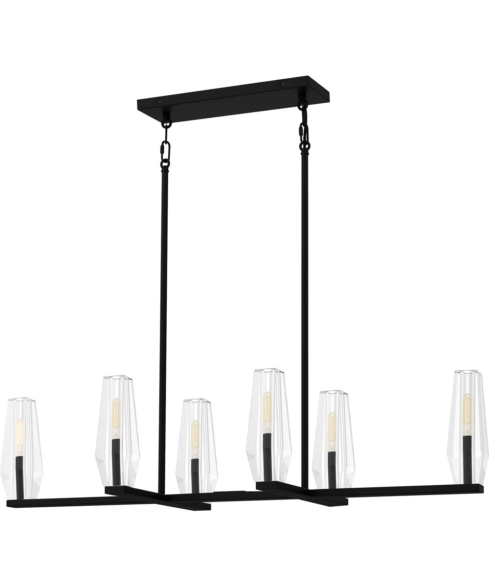 Malamute Medium 6-light Island Light Matte Black