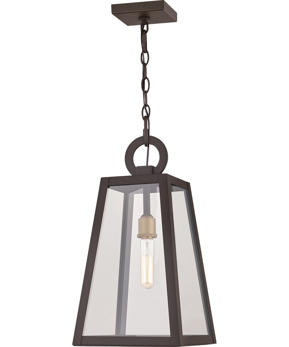 Poplar Point Small 1-light Mini Pendant Coastal Armour Aluminum Old Bronze