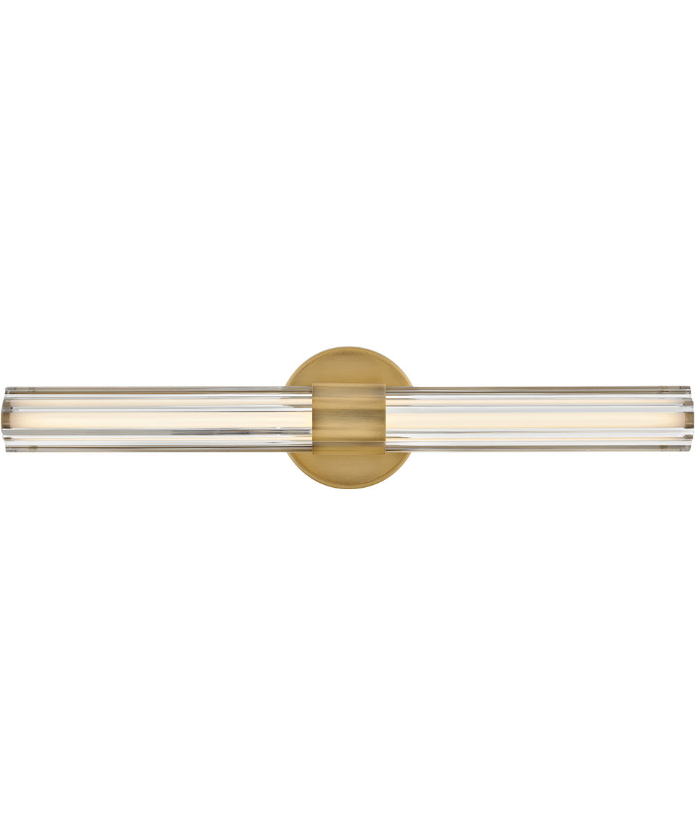 Georgette LED-Light Medium LED Vanity in Lacquered Brass