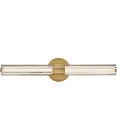 Georgette LED-Light Medium LED Vanity in Lacquered Brass