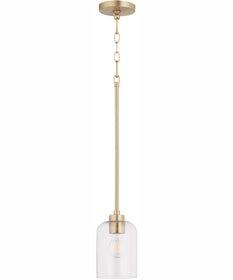 Tribute 1-light Pendant Aged Brass