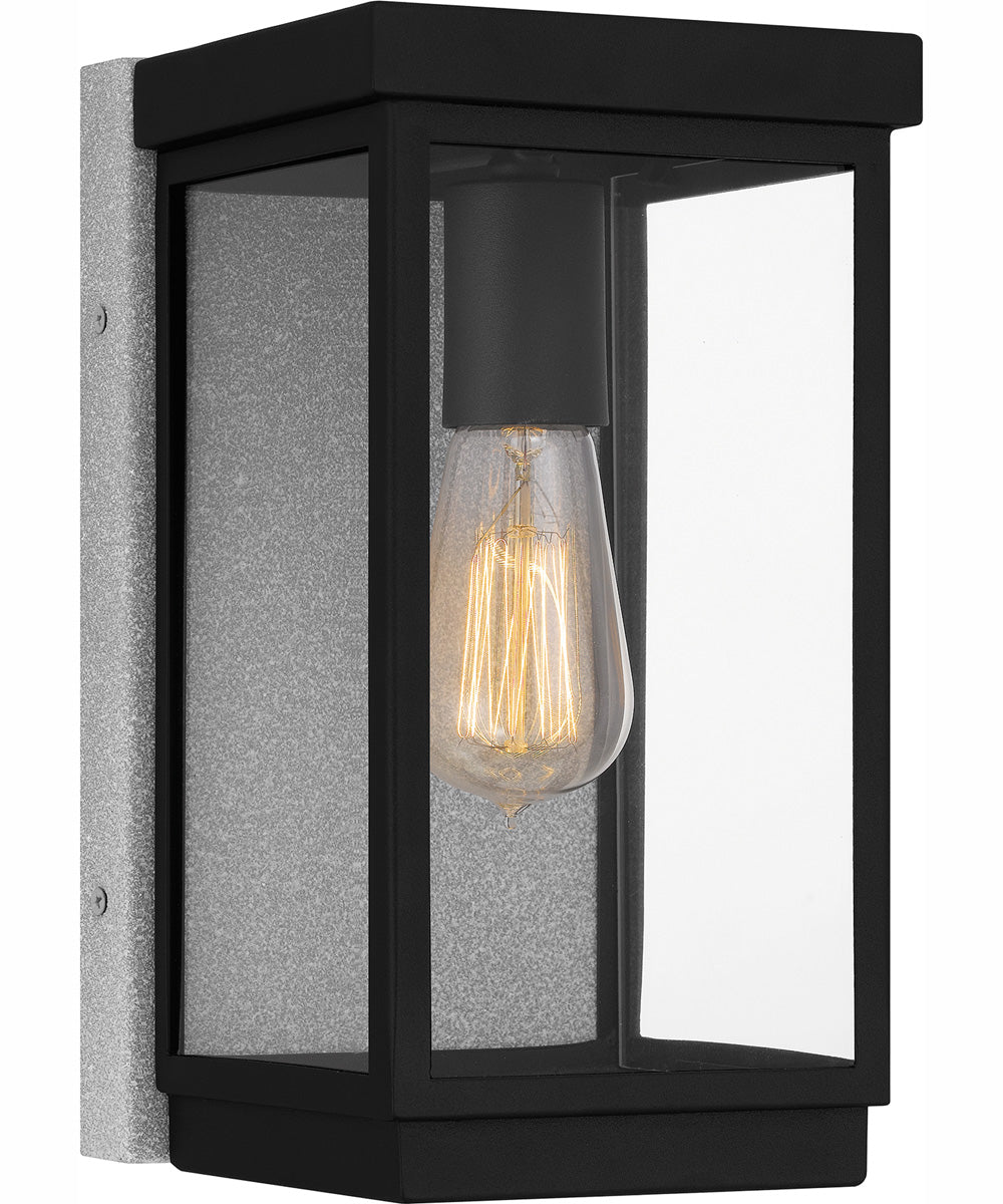 Ezra Small 1-light Outdoor Wall Light Earth Black