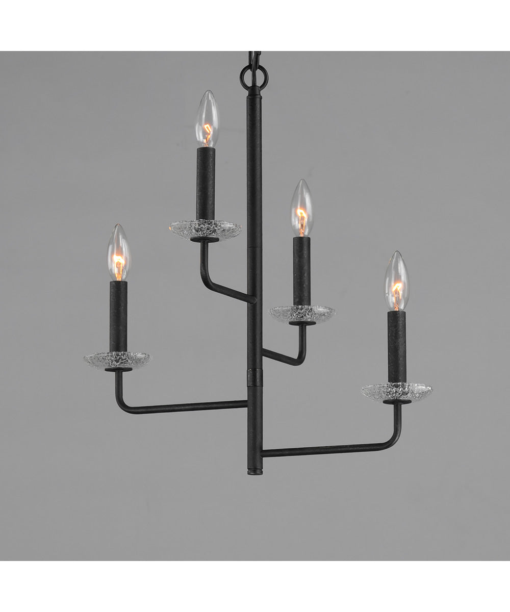 Madeira 4-Light Chandelier Anthracite
