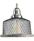 Tilley 1-Light Coastal Pendant Light Brushed Nickel