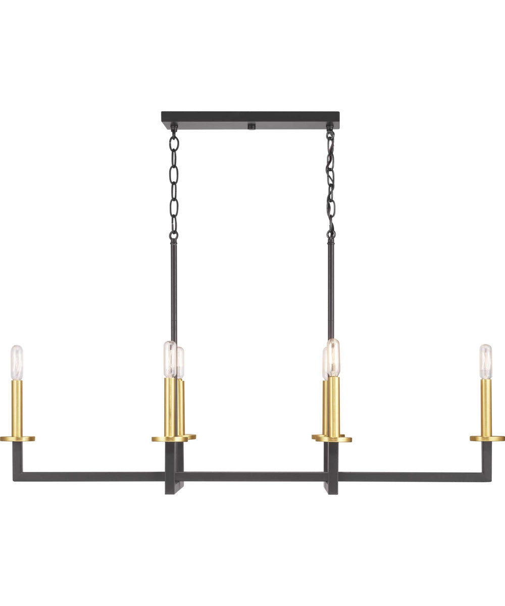 Blakely 6-Light Modern Chandelier Light Graphite