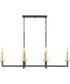 Blakely 6-Light Modern Chandelier Light Graphite