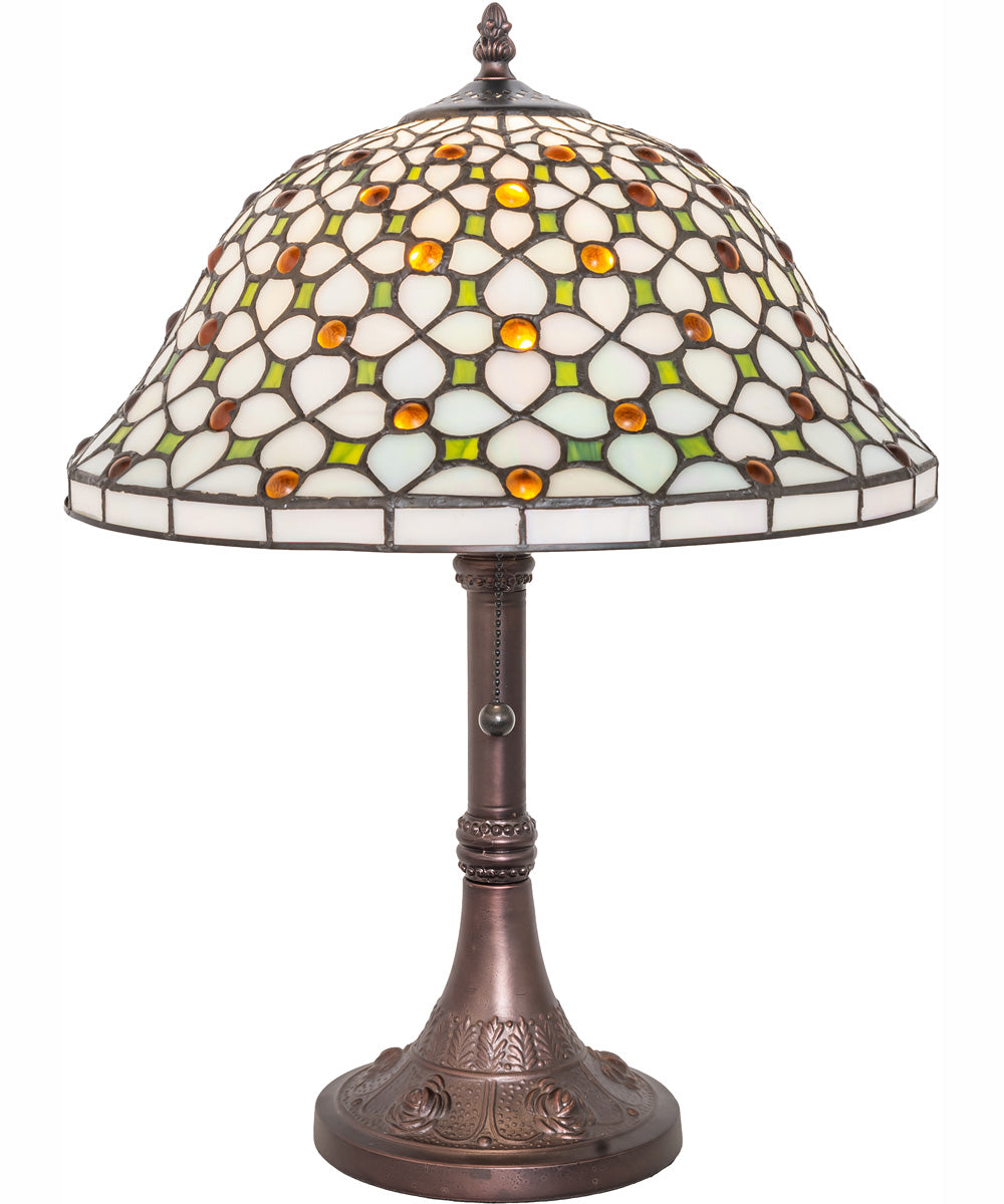 19" High Diamond & Jewel Table Lamp
