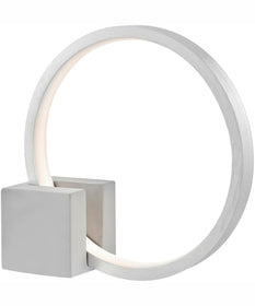 Fannie 1-Light Led Table Lamp Concrete Grey/Aluminum