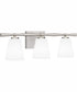 Brindley Large 3-light Bath Light Brushed Nickel