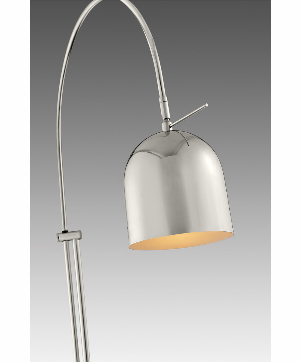 Marcelo 1-Light Arch Lamp Chrome/Metal Shade