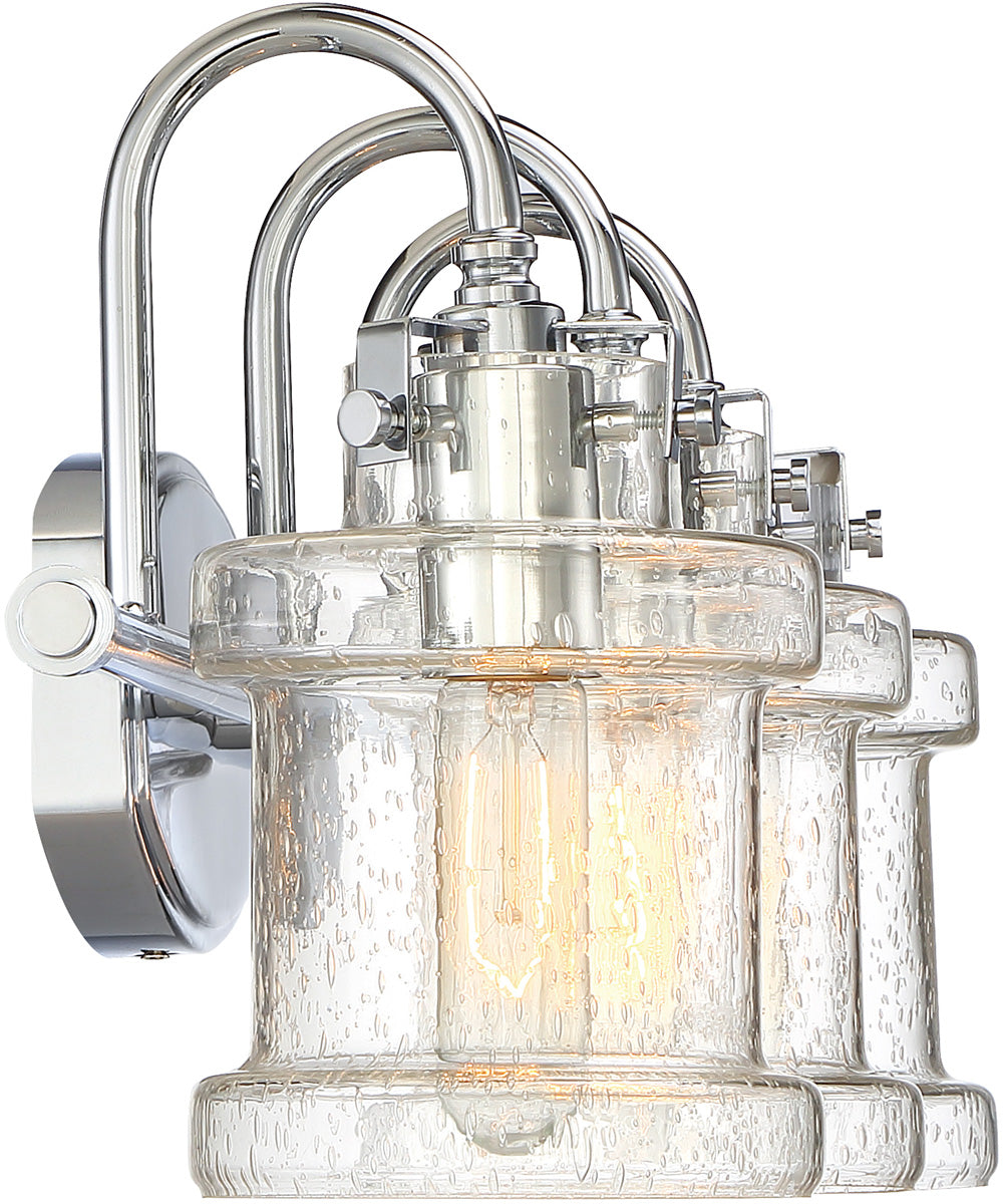 Danbury Large 3-light Bath Light Polished Chrome
