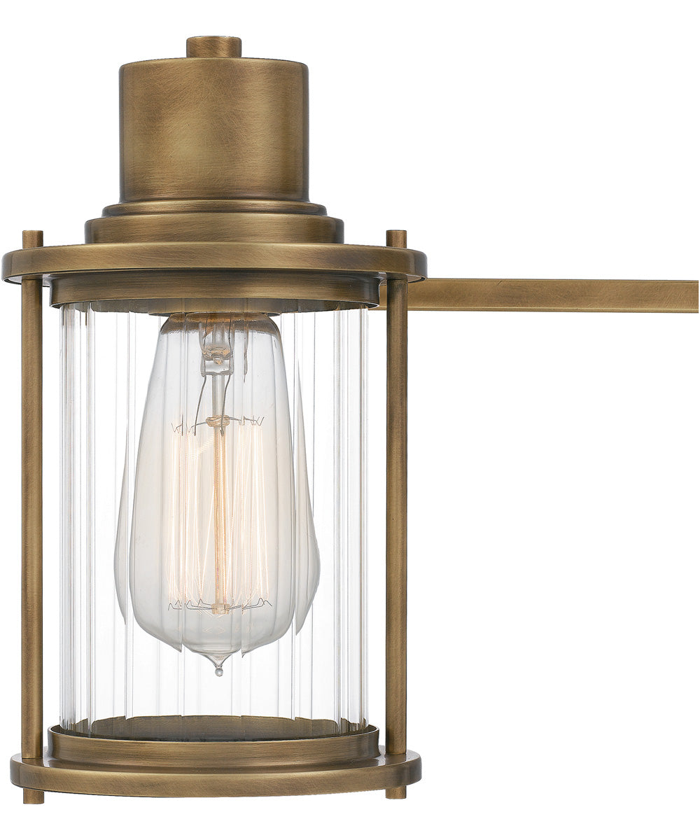 Riggs Extra Large 4-light Bath Light Weathered Brass