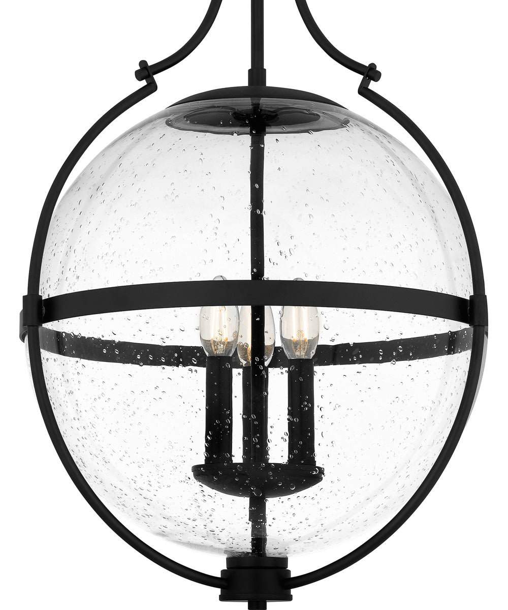 Quoizel Pendant Large 3-light Pendant Matte Black