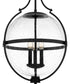 Quoizel Pendant Large 3-light Pendant Matte Black