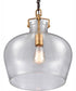 Davenport 13'' Wide 1-Light Pendant - Brushed Antique Brass