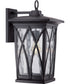 Grover Large 1-light Outdoor Wall Light Mystic Black