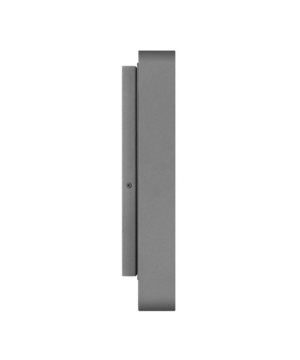 Bourdon Medium Outdoor Wall Light  Coastal Armour Aluminum Matte Titanium