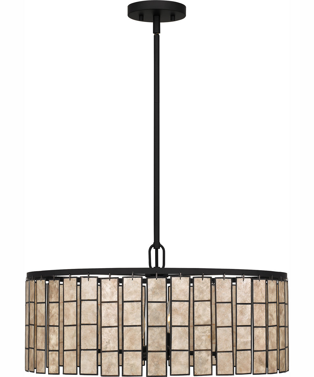 Seigler 4-light Pendant Matte Black