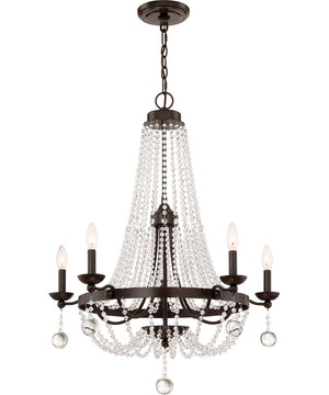 Livery 5-light Chandelier Western Bronze