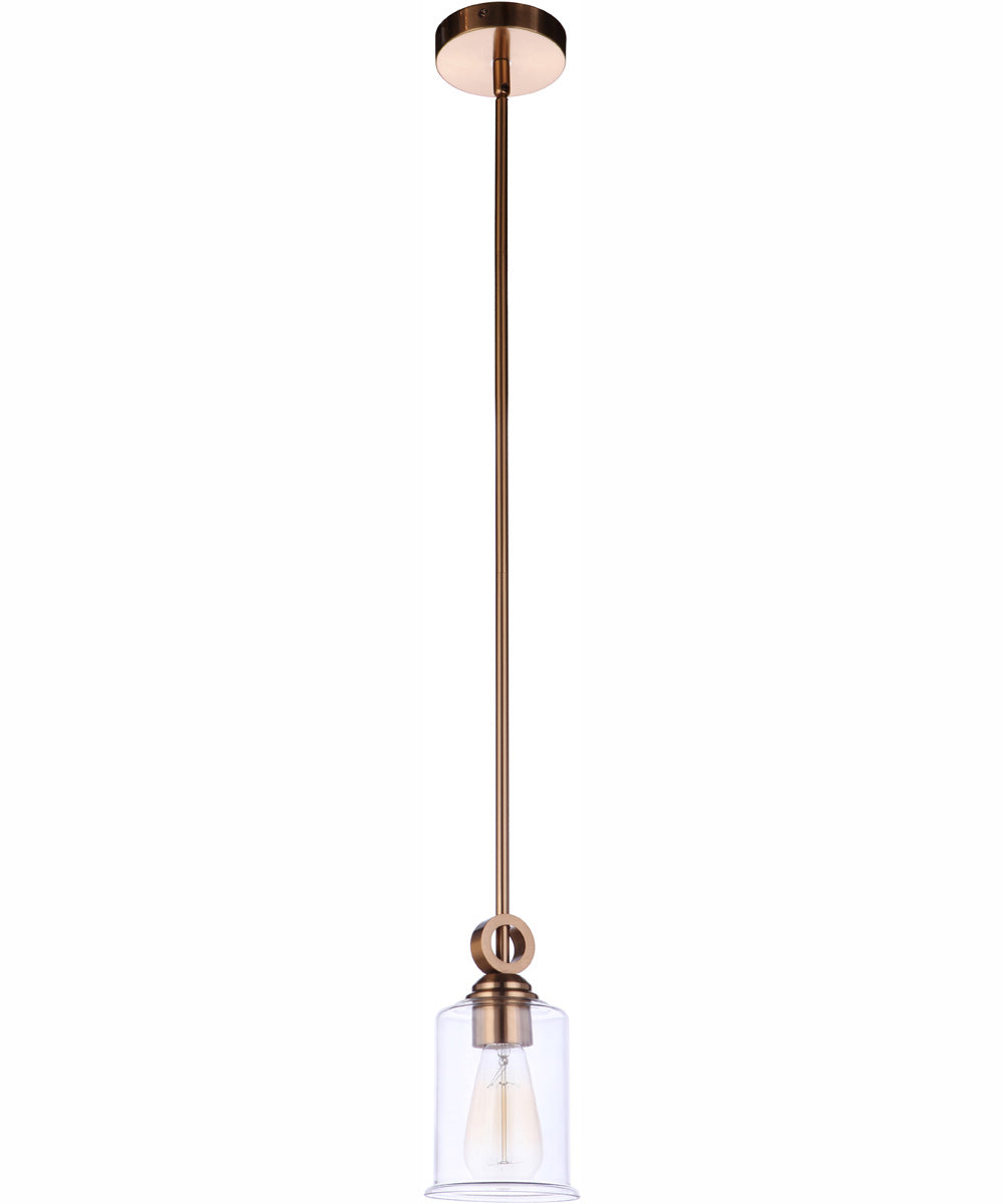 Romero 1-Light Mini Pendant Satin Brass