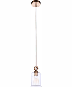 Romero 1-Light Mini Pendant Satin Brass
