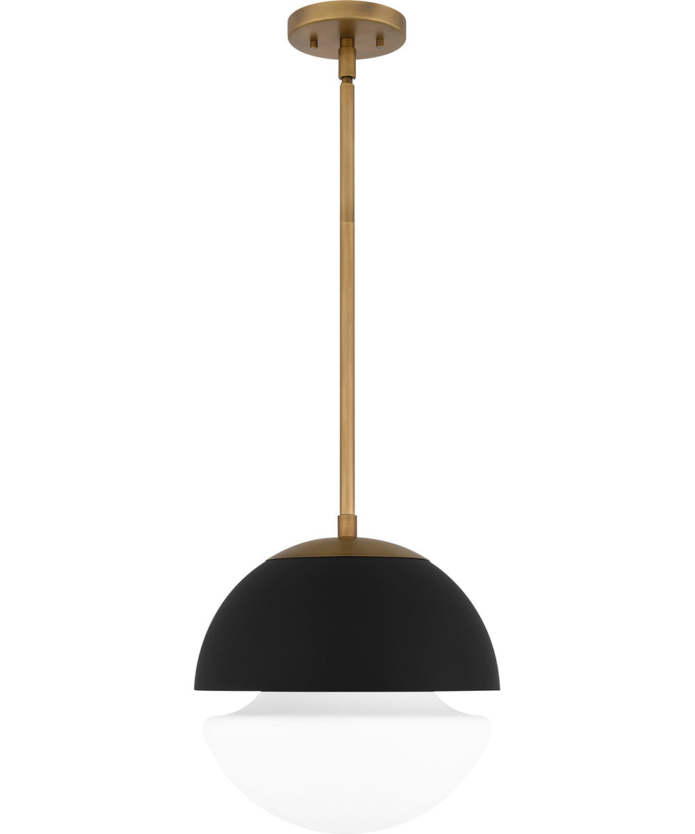 Quoizel Piccolo Pendant 1-light Mini Pendant Weathered Brass