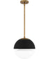 Quoizel Piccolo Pendant 1-light Mini Pendant Weathered Brass