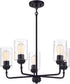 Stowe 5-Light Chandelier Flat Black