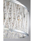 Crystal Cove Small 4-light Flush Mount Polished Chrome